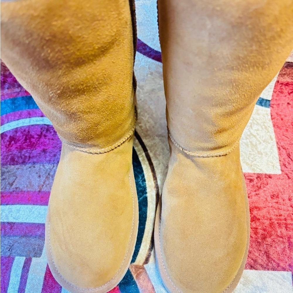 Koolaburra by UGG Koola Tall boots in chestnut suede - Picture 5 of 8